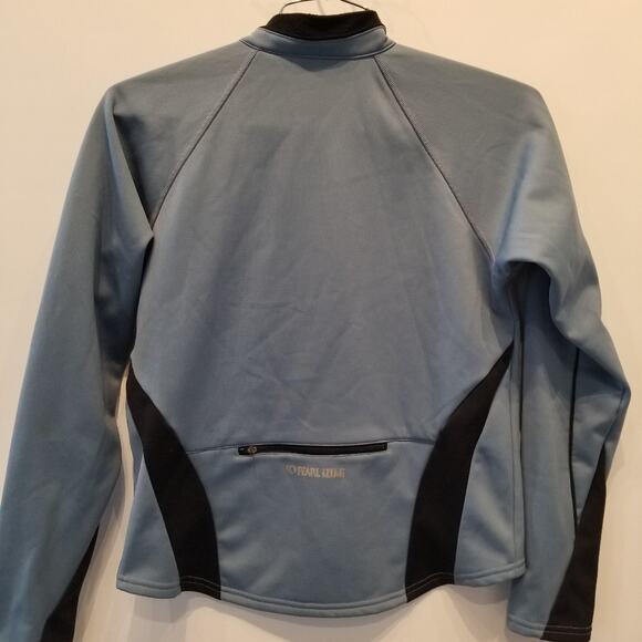 Pearl Izumi Cycling Jacket Blue Athletic Workout Long Sleeve Zip Closer Size M - Picture 8 of 12